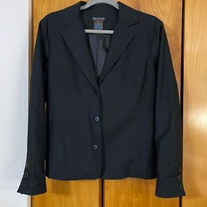2 piece women’s linen black suit